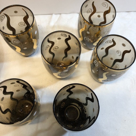 Vintage Mind Century Bohemian Decanter With 6 Glasses - Picture 7 of 10